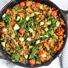 Sweet Potato and Kale Hash